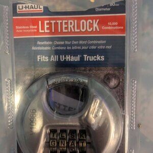 U-Haul LetterLock Discus Lock - 3.15” Diameter (80 mm)